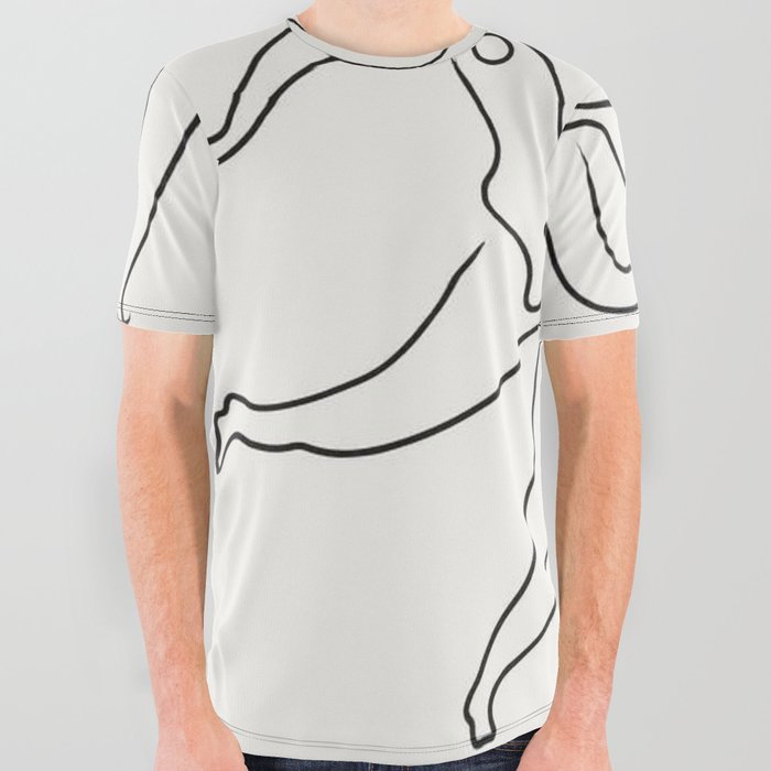 Three Dancers by Pablo Picasso All Over Graphic Tee
