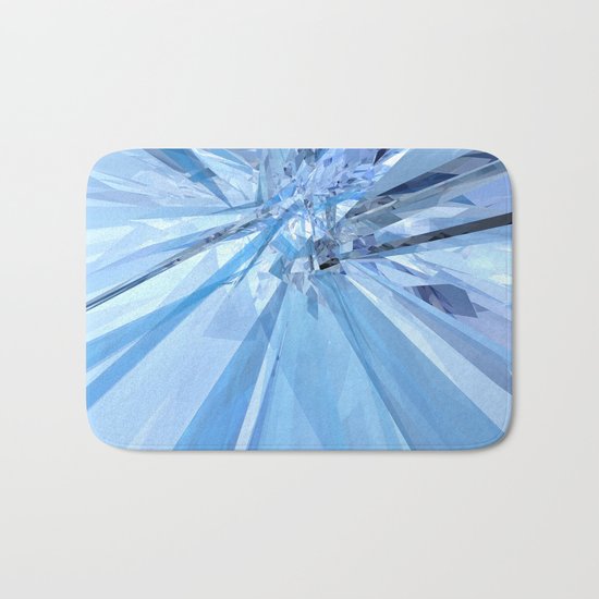 Blue Crystals Bath Mat