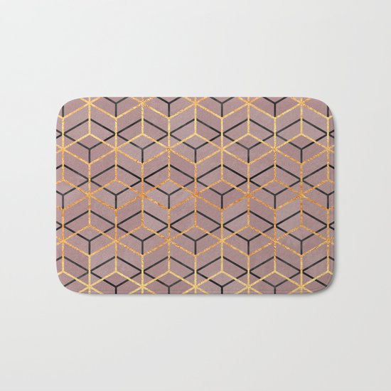 Pretty Geometry 1 Bath Mat