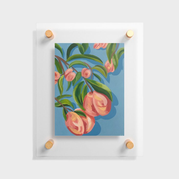 Georgia Peaches Floating Acrylic Print