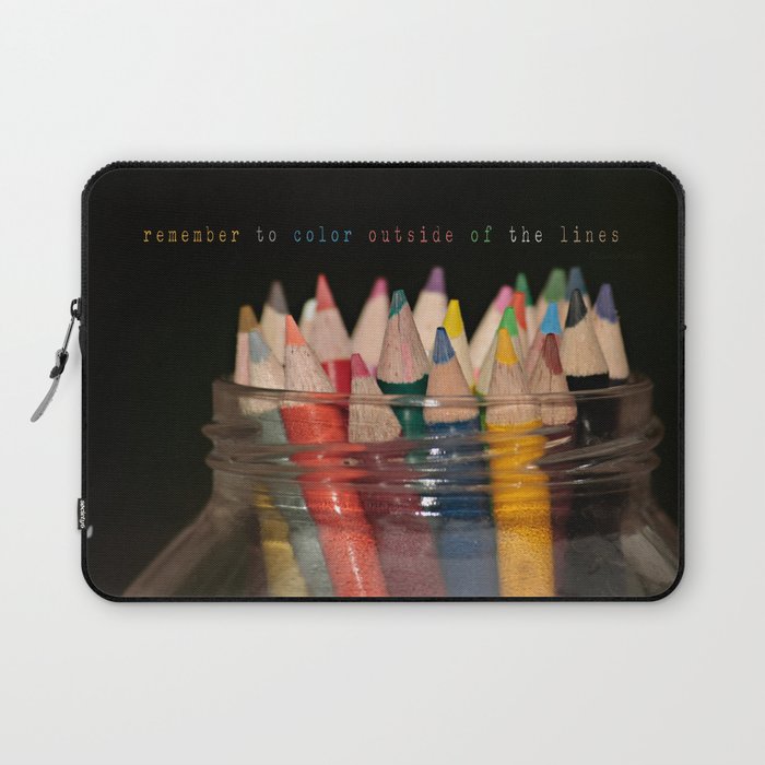 Color outside of the lines Laptop Sleeve