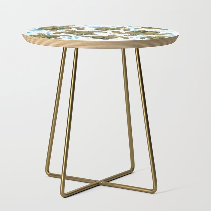 Swimming Turtles Side Table