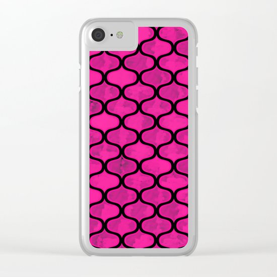 Watercolor Lovely Pattern VVIX Clear iPhone Case