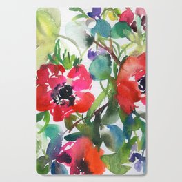 the soul of anemones Cutting Board