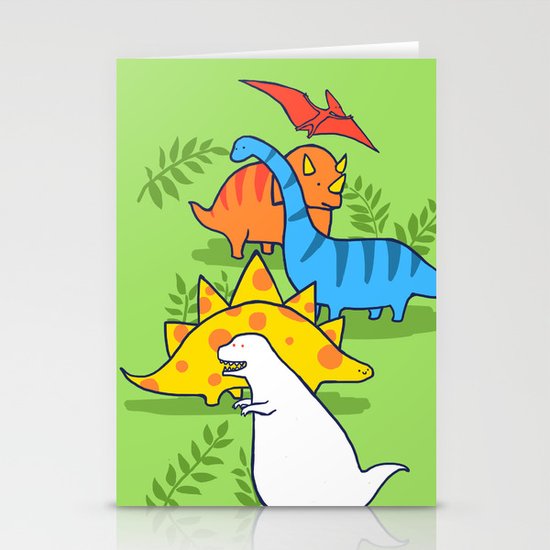 Albinosaur Stationery Cards