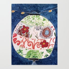 round lantern by cocoblue Poster