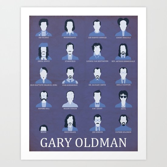Gary Oldman Art Print