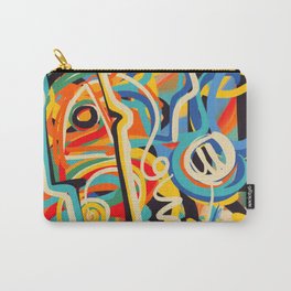 The Silent King is Thinking about Life Graffiti Art by Emmanuel Signorino Carry-All Pouch