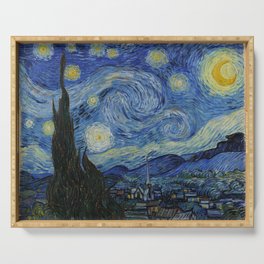 Starry Night Serving Tray
