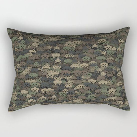 Invaders camouflage Rectangular Pillow