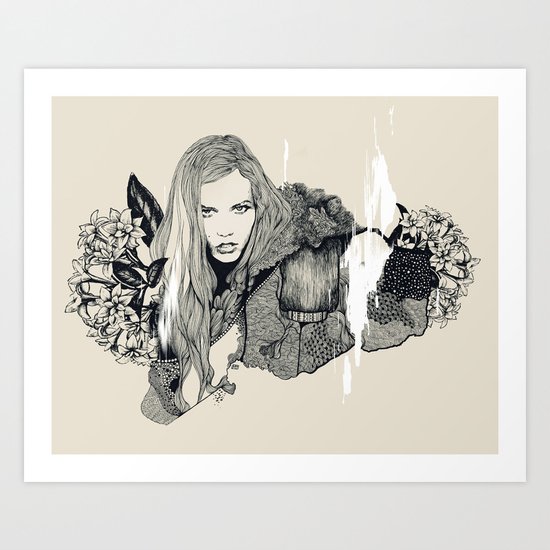 Orange Art Print