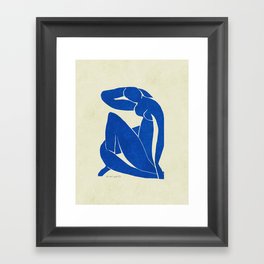 Nu Bleu II Henri Matisse Framed Art Print