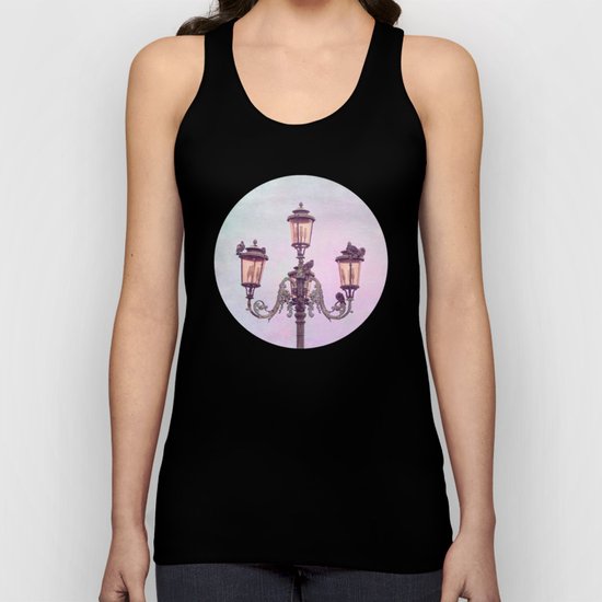MAGICAL VENICE | Pink Lanterns Unisex Tank Top