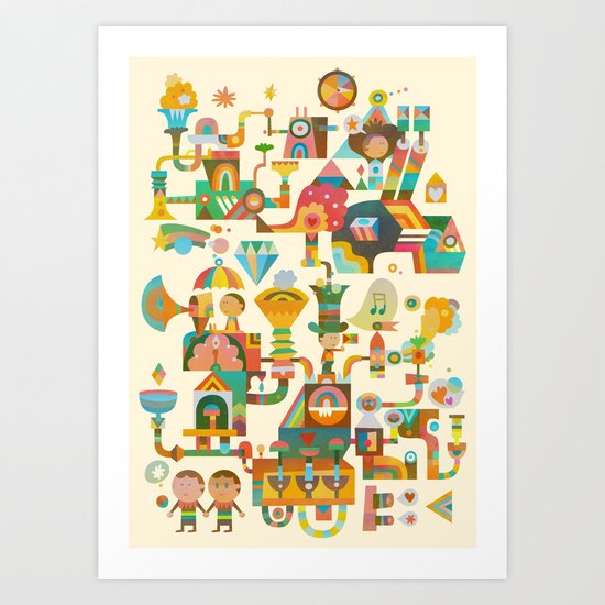 The Chipper Widget Art Print