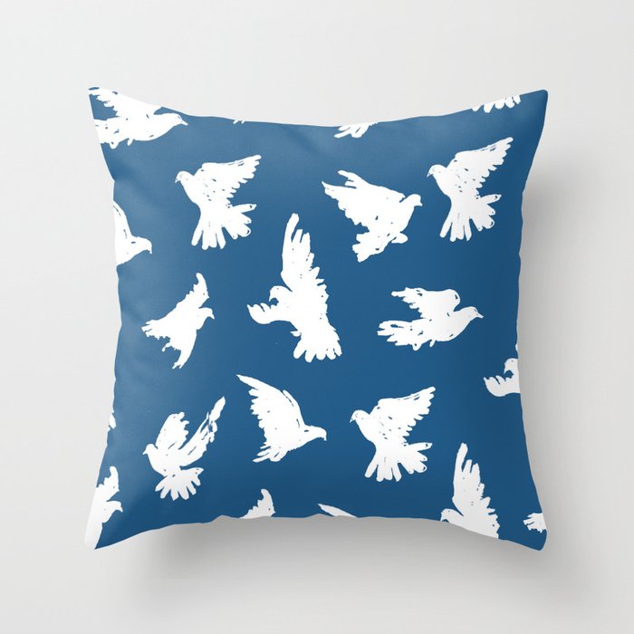 Flying dove Throw Pillow
