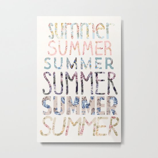Summer, Summer, Summer. Metal Print