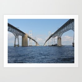 Bay Bridge, Annapolis, MD Art Print | Photo, Digital 