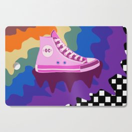 Abstract Colorful Sneaker Cutting Board