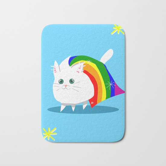 Gay Cat Bath Mat By Emeliacox2 Society6