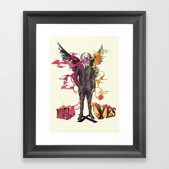The Cycle of Indecisive Living Framed Art Print