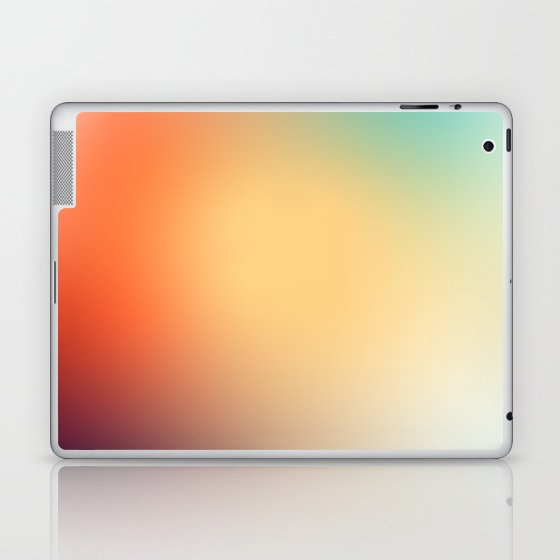 soft sunset gradient Laptop & iPad Skin