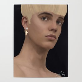 boy with a pearl earring Poster