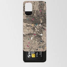 Hamburg, Germany City Map. Terrazzo Collage Android Card Case