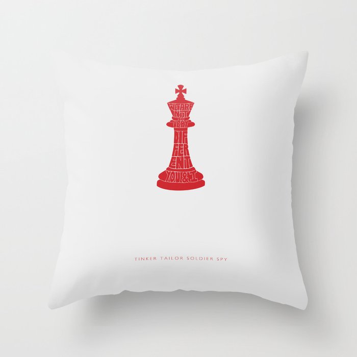 We Are Not So Very Different -Tinker Tailor Soldier Spy Throw Pillow