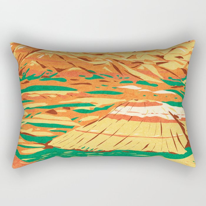 Badlands National Park Rectangular Pillow