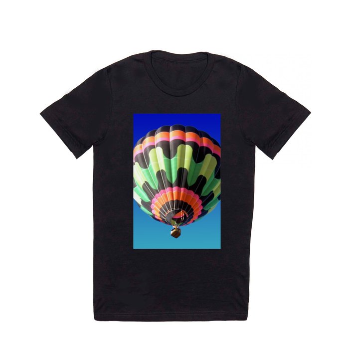 Flying Colorful Hot air Balloon T Shirt