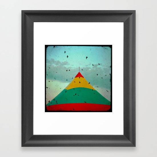 Circus Birds Framed Art Print