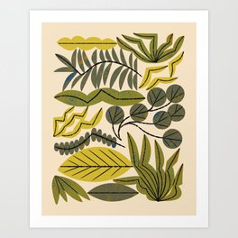 Leaf Collection No. 2 Art Print