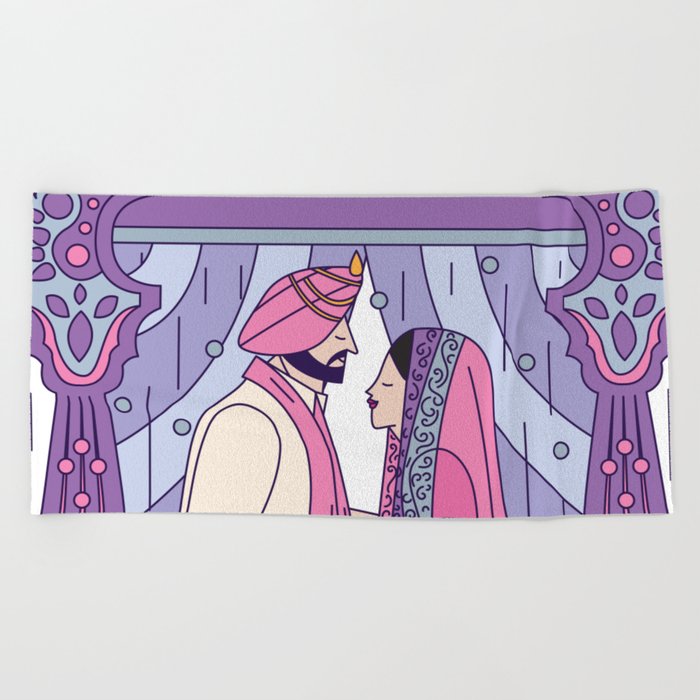 Sikh Wedding Beach Towel By Scdbalaji Society6