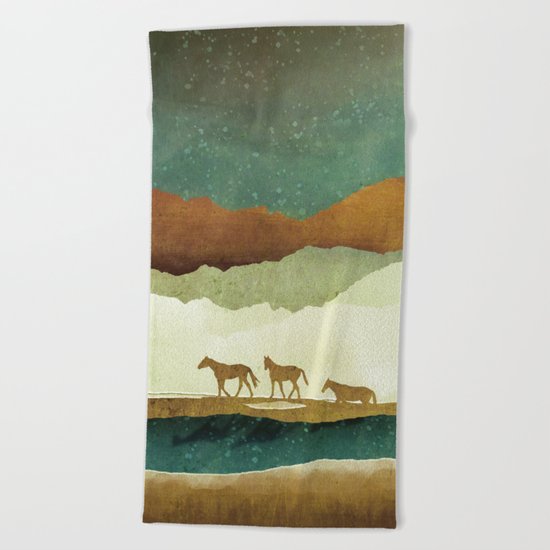 Star Range Beach Towel