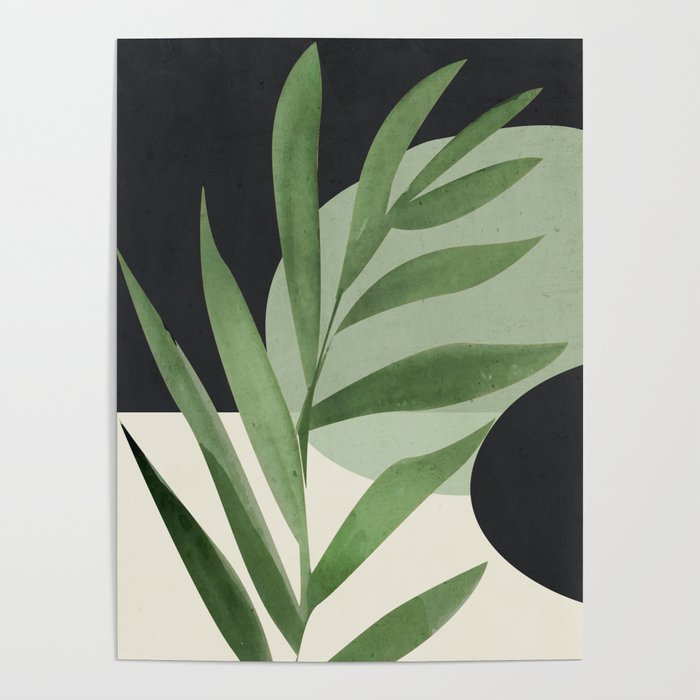 Abstract Art Tropical Leaves 34 Poster by ThingDesign Society6