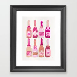 French Champagne Collection – Pink Framed Art Print