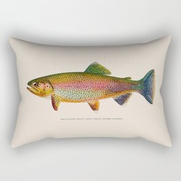 Golden Trout Rectangular Pillow