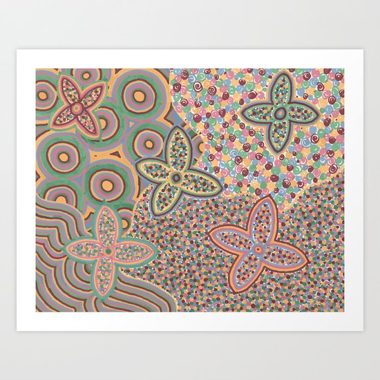 Layers Art Print
