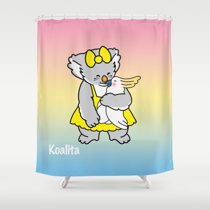 Koalita and friend Shower Curtain