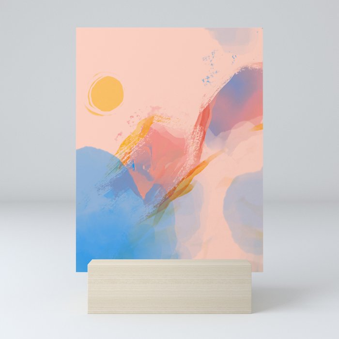  In The Middle Of The Abstract World Mini Art Print