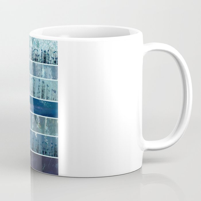 Abstract Sea City Coffee Mug