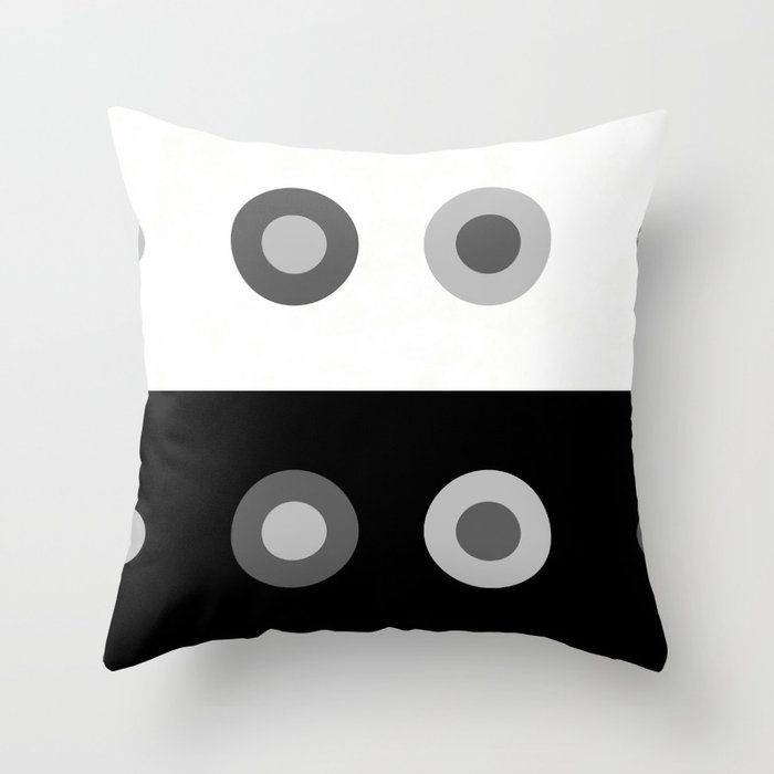 Plate II Achromatic constant (refreshed re-make of the original illustration from 1885) Throw Pillow