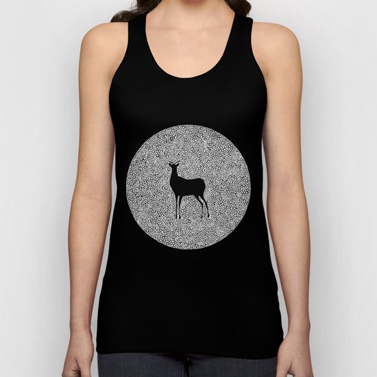 Deer Mandala 2 color Unisex Tank Top