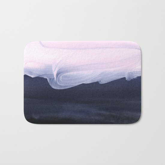 pink & blue Bath Mat