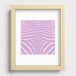 Zebra Wild Animal Print 261 Recessed Framed Print