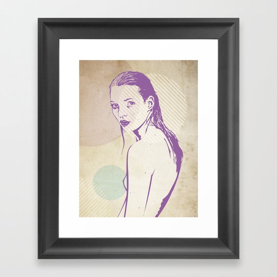 Moss Framed Art Print