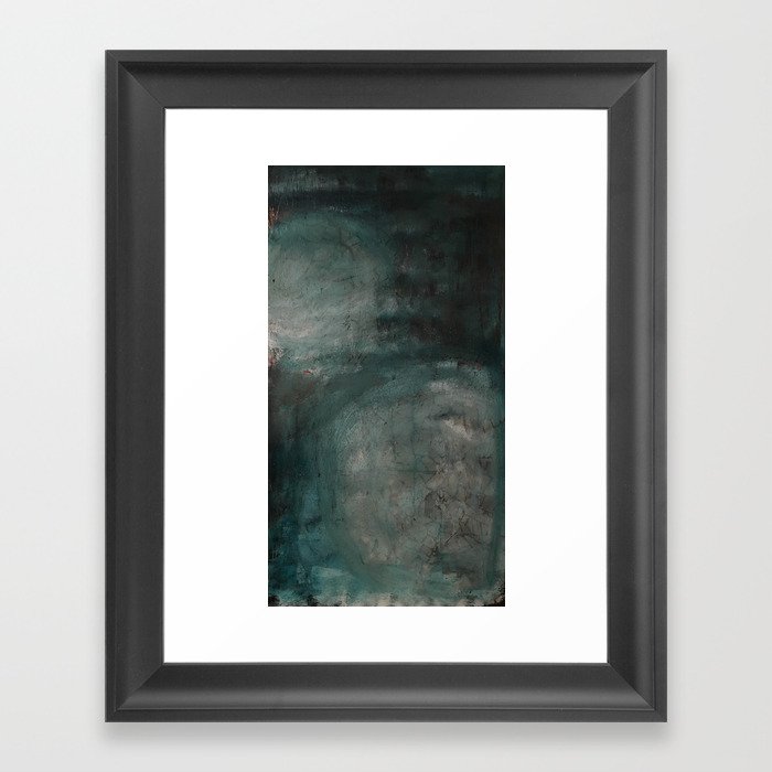 from a distance (earth interrupted V) Framed Art Print