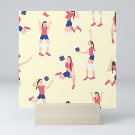 Volleyball girls Mini Art Print