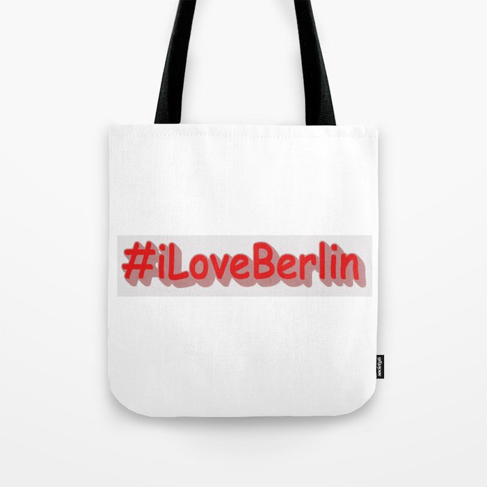 "#iLoveBerlin" Cute Design. Buy Now Tote Bag