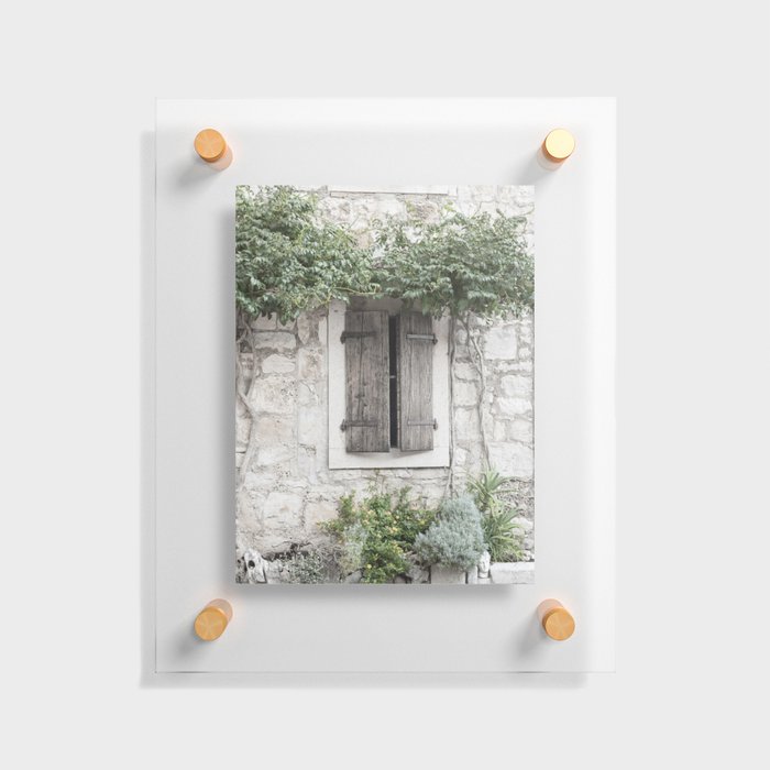 Mediterranean Window  Floating Acrylic Print